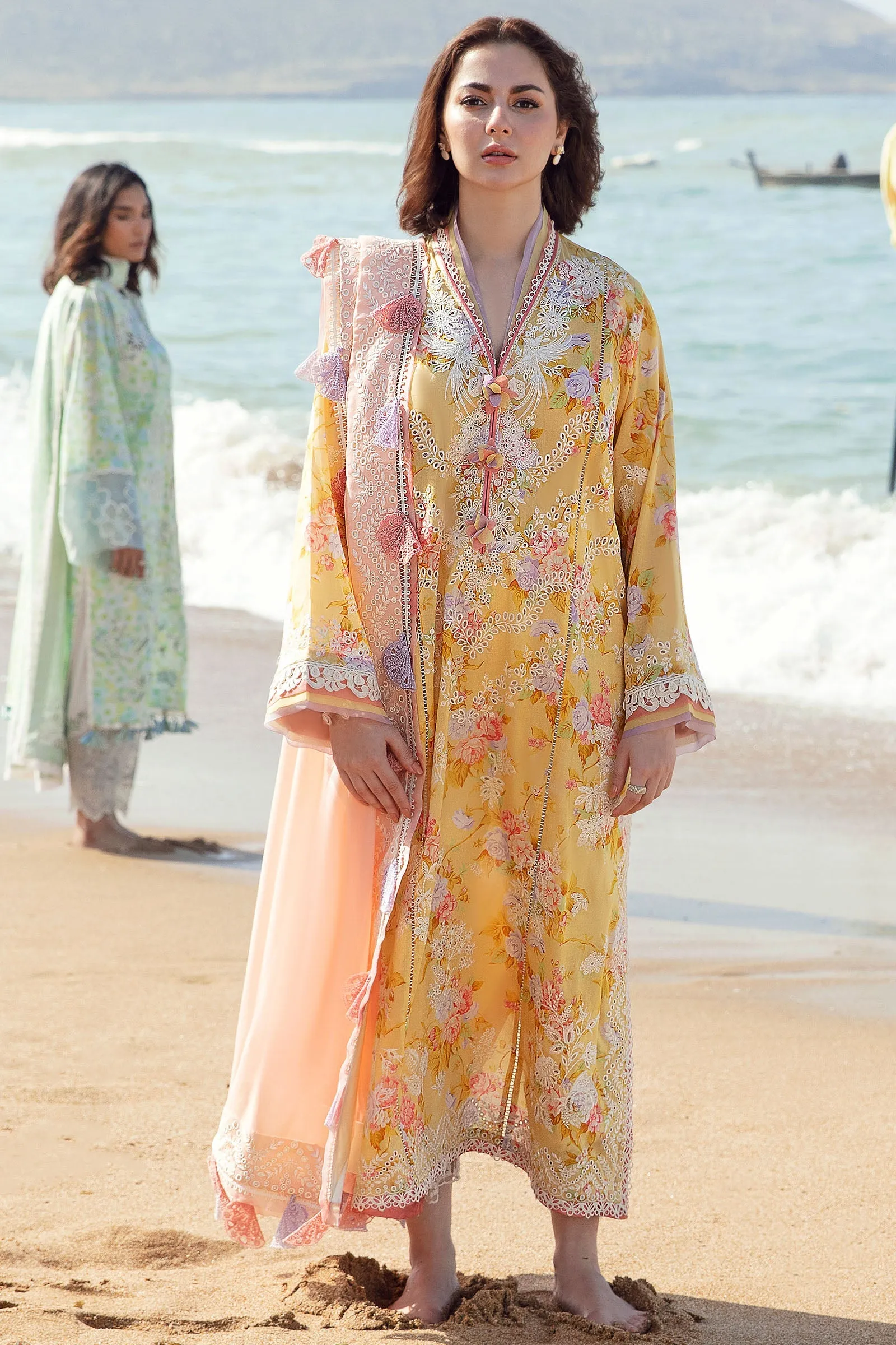 Zaha by Khadijah Shah Lawn Collection 2023 – ZENEL (ZL23-09 A)